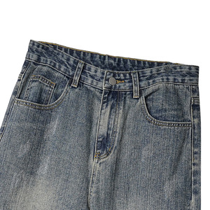 Pantalones Vaqueros Anchos de Mezclilla Desgastada para Hombre, Estilo Casual, Primavera, Verano, Otoño, Invierno 2026 - Product Image 3