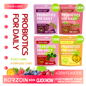 PROBIOTIQUES VITAMINÉS EN GOMMIES À LA CANNEBERGE POUR HOMMES ET FEMMES EN MARQUE PRIVÉE OEM, ENZYMES DIGESTIVES À LA CANNEBERGE, SUPPLÉMENT POUR LA SANTÉ DE L'APPAREIL DIGESTIF - Product Image 3