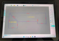 Scanner laser de mesure de comptoir de cuisine 3D précis 360 rotatif pour la découpeuse de pierre de Quartz de comptoir à 5 axes