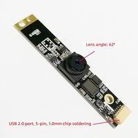 ZYKD 2MP USB Kamera Modülü 1920H X 1080V Manuel Odaklama Dahili Mikrofon H.264 Reklam Kiosku için Sürücüsüz