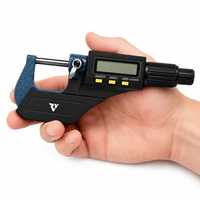 Digital Outside Micrometer 0-25mm High Precision Electronic Micrometer Gauge Stainless Steel Measuring Tool