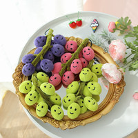 Druif Pluche Speelgoed Creatieve Expressie Fruit Druif Rozijnen Hangende Pop Huisdecoratie Schattige Pluche Speelgoed Druif