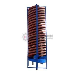 Factory Price Alluvial Tin Ore Processing Equipment Fiberglass Spiral Chute Gravity Separator Mining Spiral Concentrator
