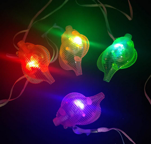 Trẻ Em Led Nhấp Nháy Ánh Sáng Tiếng Còi Sản Xuất Tiếng Ồn Băng Đầy Màu Sắc Vòng Cổ Cho Buổi Hòa Nhạc Bên - Product Image 5