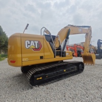 Excavatrice sur chenilles Caterpillar 320GC d'occasion de haute qualité, modèle 2023, 20 tonnes, pompe hydraulique puissante pour travaux routiers et miniers