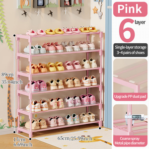 <span class=keywords><strong>Scarpiera</strong></span> in Metallo a 4/5/6 Strati, Porta Borse, Antiruggine, Salvaspazio, Design Smontabile <span class=keywords><strong>per</strong></span> Ingresso Bambini e Soggiorno - Product Image 6