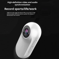 Kamera Mini HD 1080P kerah kamera hewan peliharaan, kamera kerah kucing olahraga nirkabel aman luar ruangan dengan perekam Video
