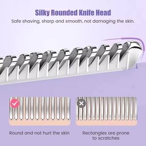 Novedades al por Mayor: Depiladora Recargable Sin Dolor para Cuerpo y Rostro, Depiladora de Doble Cabezal para Mujer - Product Image 3