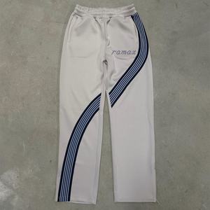 Pantalones Deportivos de Hombre de Alta Calidad con Bordado de Mariposa, Pantalones Casuales de Cintura Media y Corte Recto para Deportes de Atletismo - Product Image 3