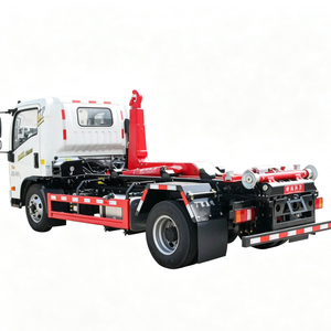 10-wheel Howo arm dump truck, semi-automatic hook arm garbage compactor, new hook-type <b>crane</b>, garbage truck with hook arm - Product Image 1