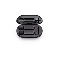 Microphone Lavalier Sans Fil Portable 1 à 2 avec Batterie Intégrée et Fonction de Réverbération pour l'Enregistrement Vidéo
