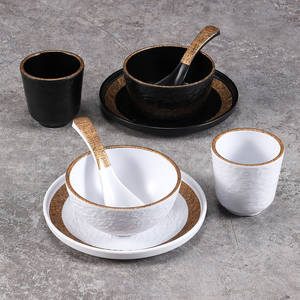 Vajilla de Melamina, Platos Personalizados, Vajilla Ecológica de Grado Alimenticio Irrompible <span class=keywords><strong>para</strong></span> Restaurante - Product Image 4
