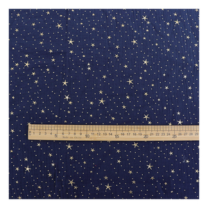 Vente en gros directe d'usine, tissu en mousseline de coton biologique 100% <span class=keywords><strong>double</strong></span> <span class=keywords><strong>gaze</strong></span>, tissé froissé, avec des étoiles en feuille d'or et d'argent pour garçons - Product Image 6