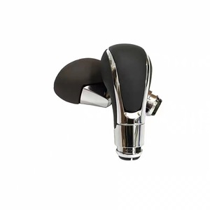 Car <b>Gear</b> <b>Knob</b> Leather Black And Brown Ergonomic For Opel Vauxhall Insignia 13250670 13252068 - Product Image 2