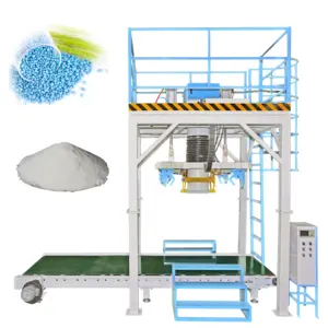 Pièces de machines d'emballage pesant 500 kg 1000 kg 1500 kg granulés de plastique machines d'emballage big bag de maïs grain de soufre sel en vrac