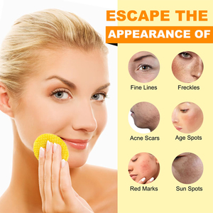 Almohadillas Limpiadoras Faciales Exfoliantes de Ácido Salicílico, Kojic y Cúrcuma, 100% Algodón Orgánico Natural Ecológico, Personalizadas OEM - Product Image 5