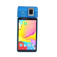 Terminal de point de vente multifonctionnel Android avec lecteur d'empreintes digitales, sans fil, 5,5'', machine de point de vente EDC avec lecteur de carte RFID sans contact