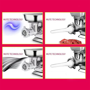 Robot culinaire multifonctionnel et hachoir à viande 1100W, garantie 2 ans, pour poulet, porc, bœuf, usage domestique - Product Image 3