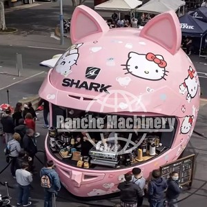 Remorque mobile de camion de nourriture en acier inoxydable RC avec suivi GPS pour la restauration rapide Hot Dog et le service de crème glacée - Product Image 6