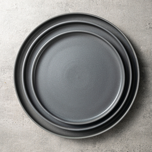 Assiettes à dîner rondes plates en porcelaine blanches, style nordique simple, pour restaurant et hôtel, <span class=keywords><strong>tendance</strong></span> contemporaine, résistantes au four, pour steak - Product Image 4