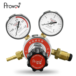 Propano Redutor Válvula LPG Regulador Gás Pressão Redução Reguladores com 0.25MPa Baixa Pressure Gauge - Product Image 3