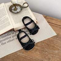 Chaussures pour filles, printemps, nœud, imprimé léopard, chaussures pour bébés, semelle souple, chaussures de marche pour bébés