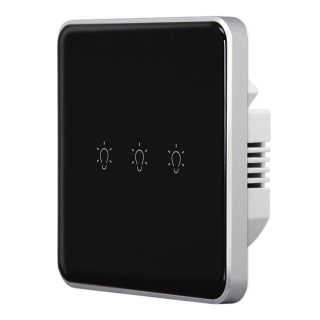 Zigbee3.0 Smart Switch 1/2/3 Gang 3-600W/Gang Neutral Optional Works with Home Assistant Echo SmartThings Touch Glass Panel