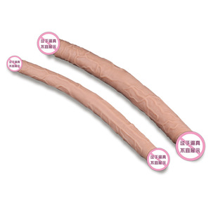 Double-headed female <b>masturbator</b>, lesbian realistic dildo, female <b>masturbator</b>, liquid silicone wholesale. - Product Image 1