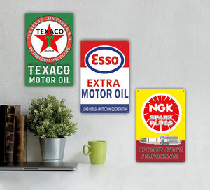 Plaque métallique Gas & Oil Vintage Plaque Tool Rules Tin Sign Wall Decor For Garage Plate Crafts <span class=keywords><strong>Auto</strong></span> Service Poster Station Custom - Product Image 3