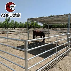 China Factory Portable Sheep Hurdle Livestock Goat Sheep Yard Fencing Heavy Duty Galvanized Pipe Cattle Metal Livestock Fence