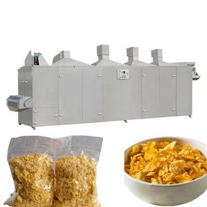 Machine à céréales soufflées automatique à double vis motorisée à haute efficacité pour la production de céréales instantanées (yogourt, cinq céréales, anneaux de céréales, flocons de maïs) à faible teneur en gras - Product Image 4