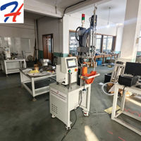 Mesin Pengencang Sekrup Tipe Vertikal HT, Peralatan Pengunci Sekrup Otomatis untuk Lini Produksi Perakitan Gagang Peralatan Masak