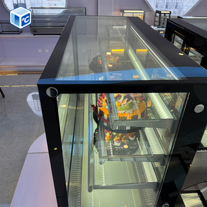 <span class=keywords><strong>Vitrine</strong></span> à gâteaux verticale écologique R290 certifiée CE, réfrigérateur vertical à économie d'énergie pour le <span class=keywords><strong>marché</strong></span> britannique et européen, armoire à gâteaux - Product Image 5