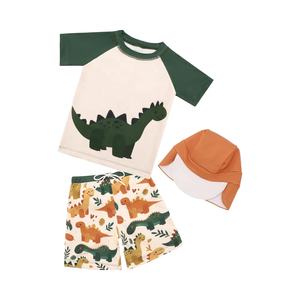 ALVABABY-<span class=keywords><strong>Maillot</strong></span> <span class=keywords><strong>de</strong></span> <span class=keywords><strong>bain</strong></span> 2 pièces pour bébé garçon, <span class=keywords><strong>maillot</strong></span> <span class=keywords><strong>de</strong></span> <span class=keywords><strong>bain</strong></span> à manches courtes pour bébé, <span class=keywords><strong>couche</strong></span> <span class=keywords><strong>de</strong></span> <span class=keywords><strong>bain</strong></span> réutilisable pour bébé avec haut assorti - Product Image 1