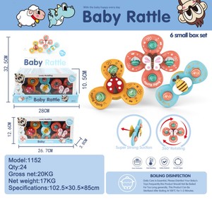 Vente en gros <span class=keywords><strong>hochet</strong></span> jouet pour bébé en rouleau à <span class=keywords><strong>ventouse</strong></span> Happy Spin 6 petite boîte dans une boîte de présentation - Product Image 2