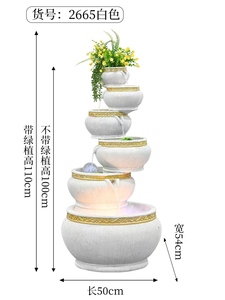 Sáng Tạo Nội Thất Ngoài Trời Thác Nước Đài Phun Nước Cho Hồ Bơi Sân Sau Cảnh Quan Phong Thủy Phong Cách Nhân Tạo Nước Cascading Trang Trí - Product Image 3