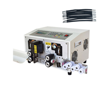 Máquina Peladora y Cortadora de Cables USB de Alambre Trenzado Totalmente Automática Sinrad SR-320, Herramientas de Corte Rápido de Acero, Pantalla LCD, AC220V