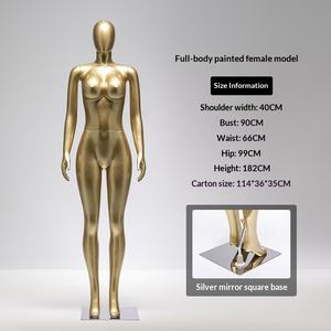 Maniquí de Cuerpo Entero Europeo Americano de Gran Tamaño para Exhibición de <span class=keywords><strong>Ropa</strong></span> Femenina, Fabricado en China - Product Image 6