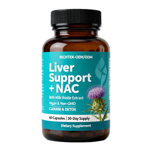 肝臓健康サポート二重強度抗酸化サポートデトックス栄養補助食品60カプセルミルクアザミカプセル - Product Image 6
