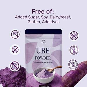 Poudre d'Igname Violette Bio (Ube) Pure à 99% pour la Pâtisserie et les Desserts – Meilleure Vente - Product Image 3
