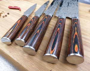 <span class=keywords><strong>Cuchillo</strong></span> de Chef Profesional de 8 Pulgadas con Hoja de Acero Inoxidable Martillado, Ecológico y Afilado - Product Image 2