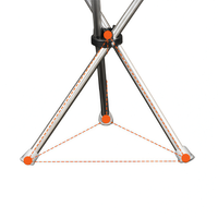 Canne de marche pliable en gros, chaise portable, bâton de randonnée avec siège et ceinture pour le camping en plein air, la pêche et les fêtes de jardin