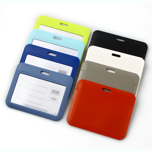 Personalized Hard Plastic PP Business Card Holder New Style Personalized Id Card Holder