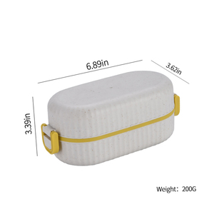 ชุดกล่องข้าวสองชั้นพร้อมช้อนส้อมและกระเป๋าเก็บความร้อน ขวดน้ำ กล่องเบนโตะกันรั่ว เป็นมิตรกับสิ่งแวดล้อม สำหรับเด็ก นักเรียน และพนักงานออฟฟิศ - Product Image 5