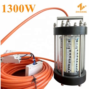 110V 220V 1300W 2600W Mực câu cá Đèn LED Đèn đánh cá dưới nước xanh trắng xanh - Product Image 2