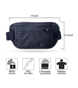 Protezione antifurto di qualità Premium Custom miglior <span class=keywords><strong>portafoglio</strong></span> Multi colore disponibile da viaggio <span class=keywords><strong>cintura</strong></span> <span class=keywords><strong>con</strong></span> blocco RFID - Product Image 6