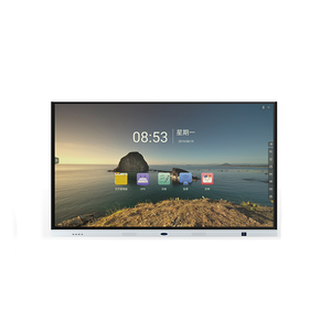 65 Inch Multi-media All-in-one Touch Conference Screen Large interactive-flat-panel with Movable <b>Bracket</b> for Office Teaching - Product Image 1