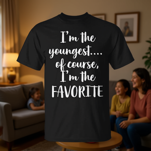 Claro que soy el más joven, por supuesto que soy el favorito - Camiseta - Product Image 3