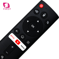 2.4G 18 touches sans fil Air Mouse télécommande PC clavier en silicone RF Android TV Box Netflix Google Play Compatible ordinateur voix