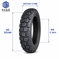Pneu de moto robuste 4.60-17 A1188 6PR TT 315KG Charge maximale pour tricycle cargo Bajaj 3 roues